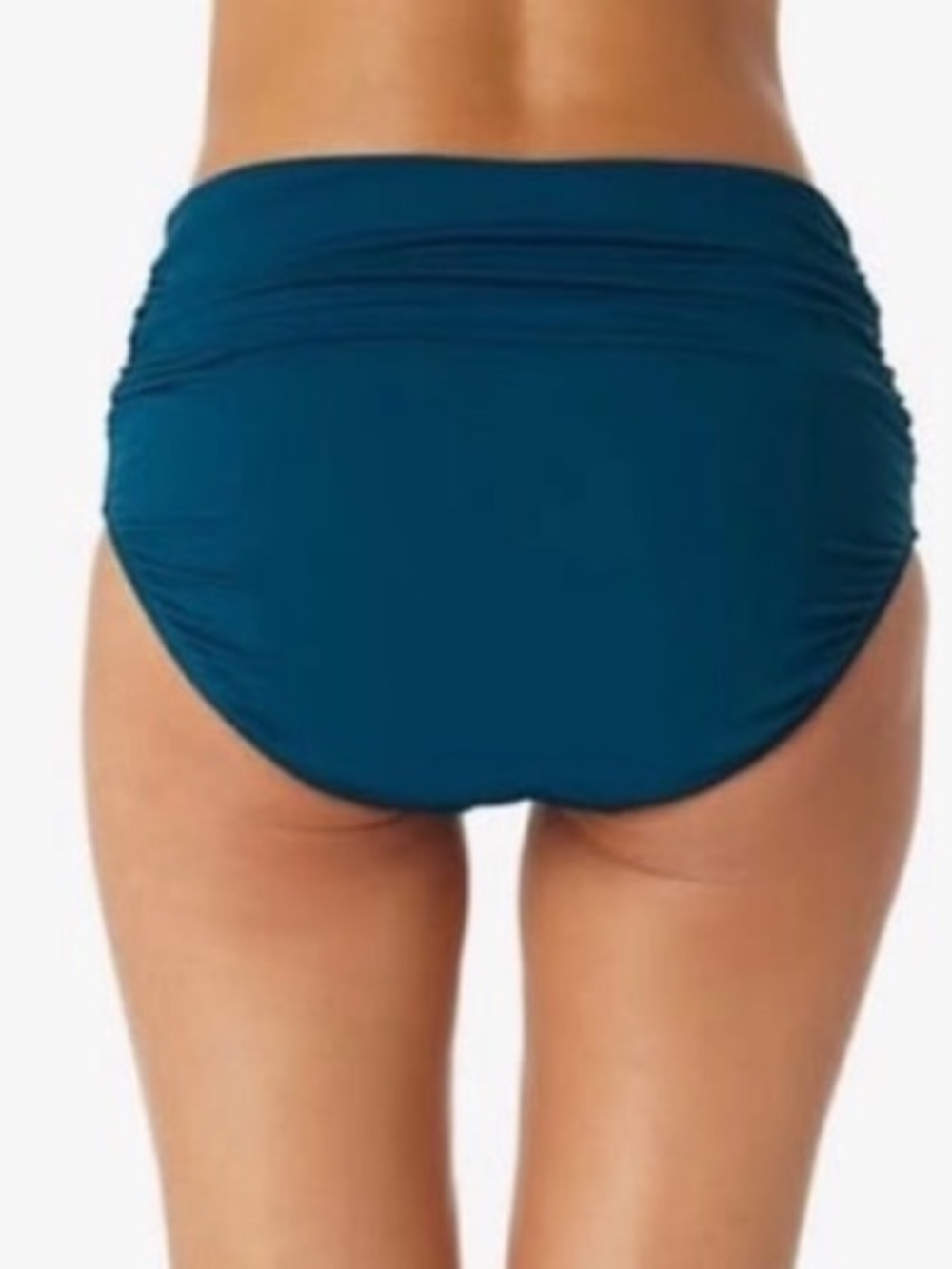 Anne Cole Convertible High Waisted Foldver Bottom NWT L - Picture 2 of 9